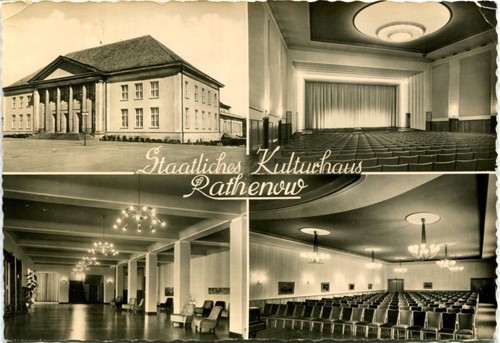 AK Rathenow 1961 Staatliches Kulturhaus / Brandenburg Premnitz Genthin