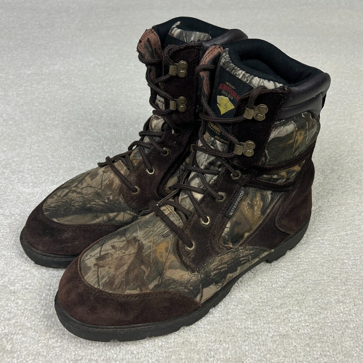 Camo Hunting Herman Survivors Thinsulate Ultra Boots Herman