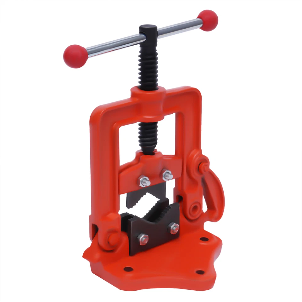 Enhebrador de tuberías tipo trinquete con 5 troqueles y cortador de tuberías herramientas manuales de plomería ¡OFERTA! Foto 4 de 4