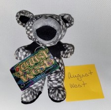 Grateful Dead Bean Bear August West Gray 7 Collectible 1998 LIQUID BLUE