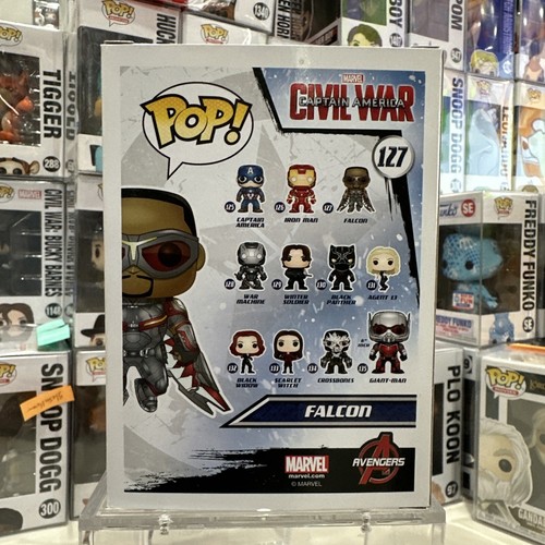 Funko Pop! Captain America Civil War- Falcon - Hot Topic #127 - Picture 5 of 8