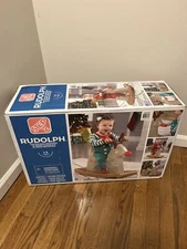 Step 2 Rudolph Red Reindeer Toy Rocking Horse Toddler Christmas Retired With Box