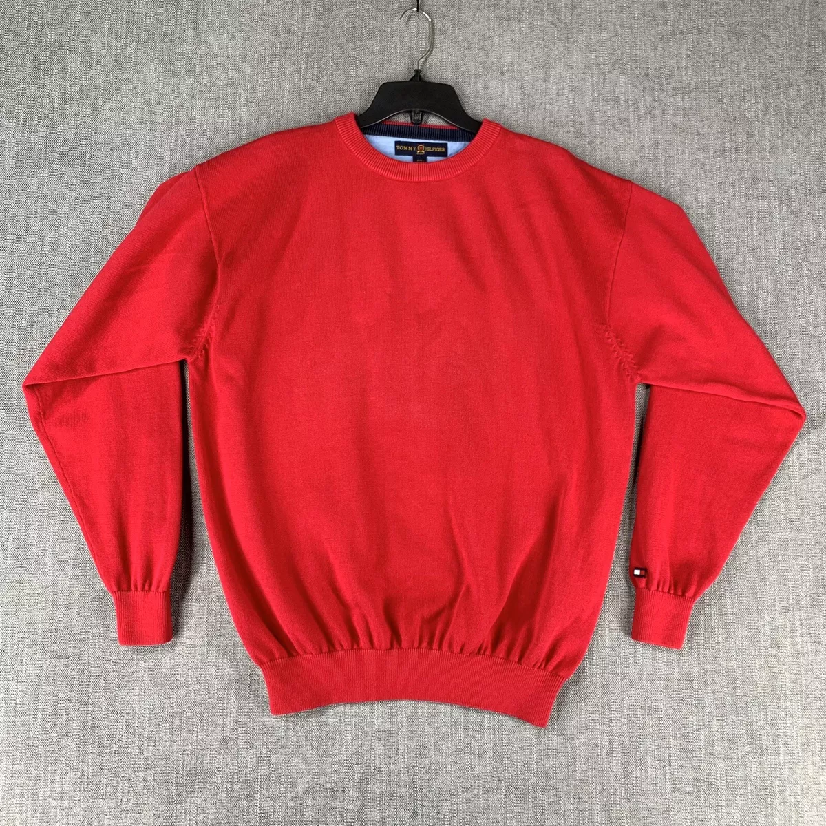Red golf sweater clearance