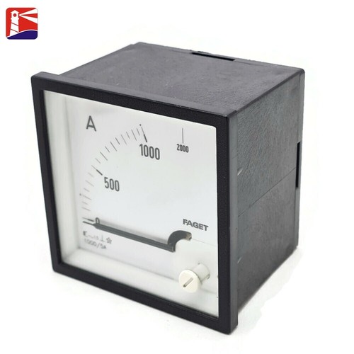 Faget Analog Ampere Meter Scale 0~1000 Amps. AC/DC - Picture 5 of 5