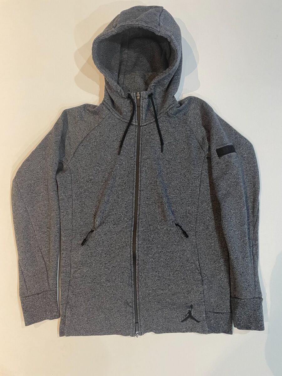 Jordan Mens Icon Fleece Full Zip Hoodie Dark Grey 2016 Jordan Mens Icon Fleece Full Zip Hoodie Dark Grey 2016