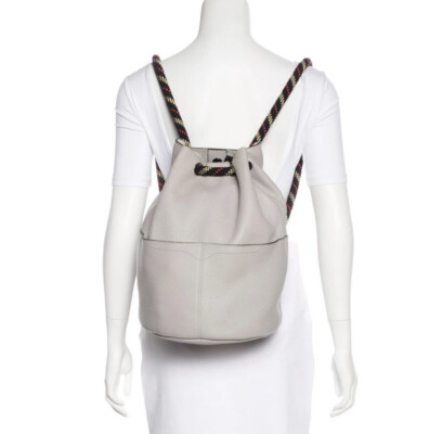 Rebecca Minkoff gray Leather adjustable Backpack Grey Julian Backpack by Rebecca Minkoff Accessories | Rent  main image 4