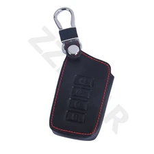 4-Button Remote Bag Holder Leather Remote Car Key Fob Cover Case Fit LEXUS Shell