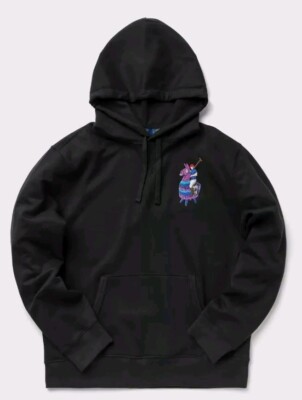 BNWT Polo Ralph Lauren X Fortnite Black Hoodie Purple Jorse Rare Medium eBay