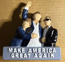 Donald Trump Collectibles Statue-Missing Flag