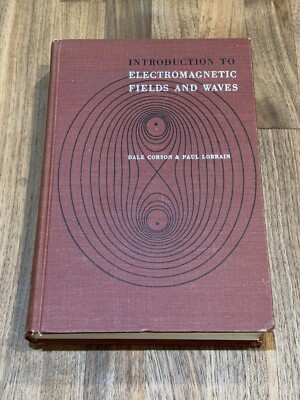 Introduction To Electromagnetic Fields And Waves 1962 Corson & Lorrain