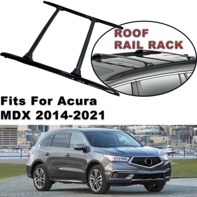 4PCS Roof Side Rail Rack Cross Bars Crossbars Cargo Fits for Acura MDX  2014-2021