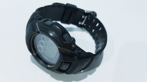 Vintage G-Shock GW Army Black Snake Scale pattern Solar Atomic Wave Ceptor - Picture 3 of 14