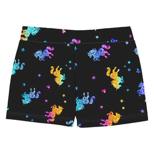Kids Girls Boy-Cut Yoga Dance Shorts Gymnastics Sports Booty Bottoms Hot Pants - Picture 86 of 91
