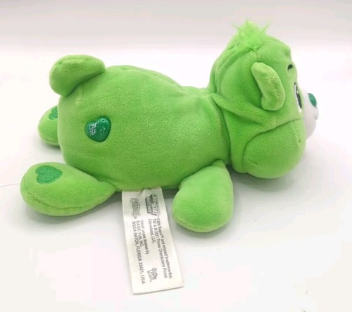 Cutetitos Care Bears Good Luck Bear Green Plush Beanie Four Leaf Clover Hearts - Picture 3 of 13