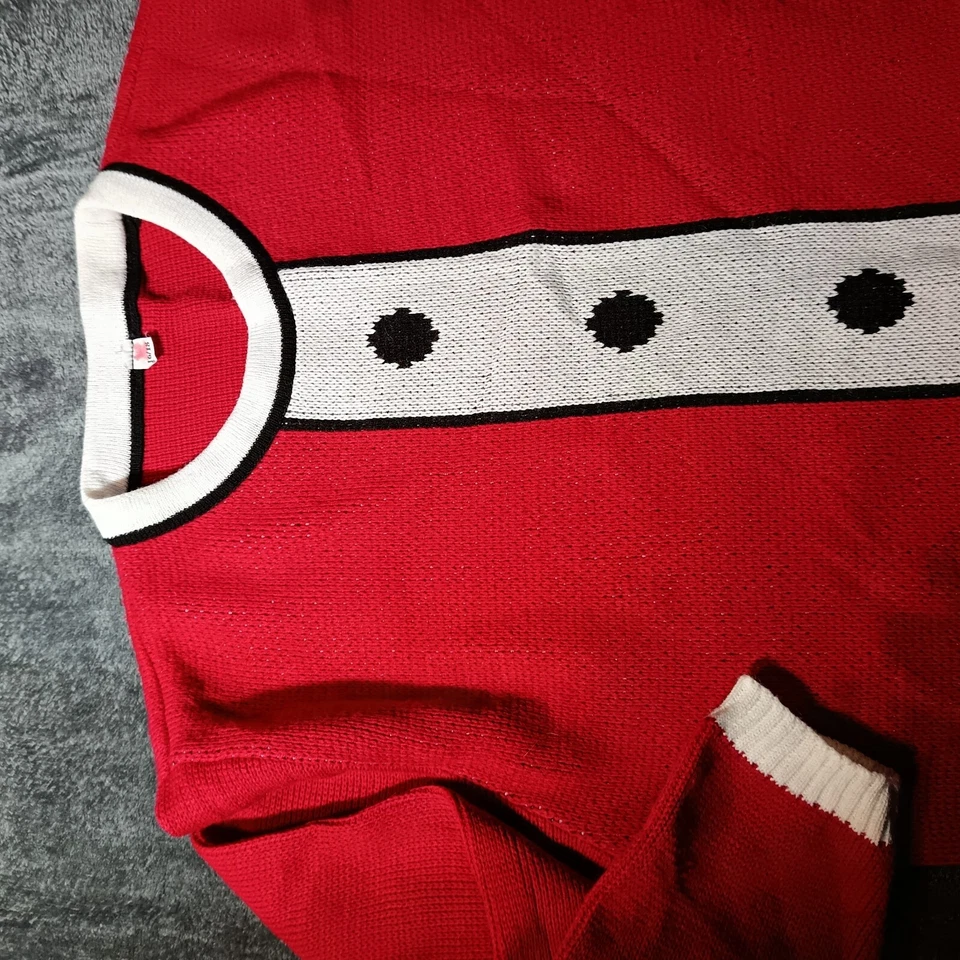 Verdadeiro Vestido Jumper de Natal Vintage "Mrs Claus" Malha Tamanho 16 Feminino Reino Unido - Imagem 4 de 4