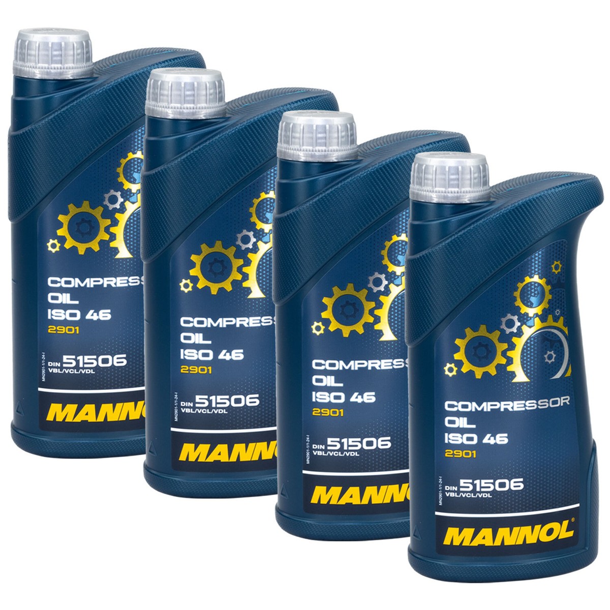 MANNOL Compressor Oil ISO 100 5x 1l = 5 Liter - Kompressorenöle