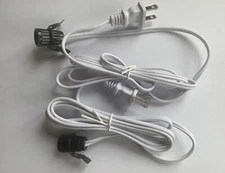 Blow Mold Replacement Light Cord C7. 6 Ft Christmas Village Houses 2 Pk