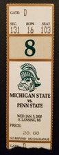 Michigan State Penn State Basketball Ticket Stub 1/5 2000 National Championship