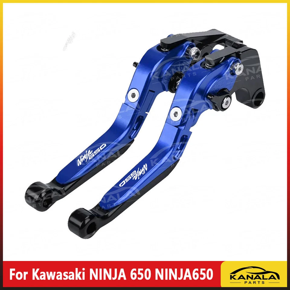For Kawasaki NINJA 650 NINJA650R CNC Motorcycle Adjustable Brake Clutch Levers Foto 2 de 4