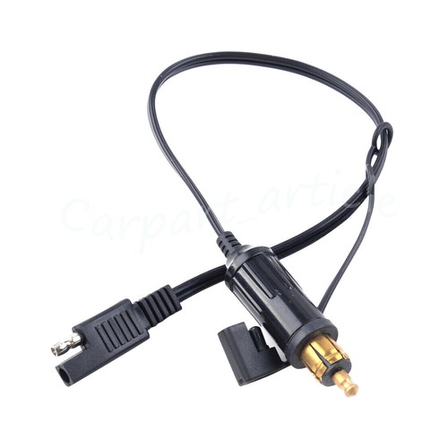 DIN Hella Powerlet Plug to SAE Battery Adapter Connector Cable forBMW Motorcycle - Picture 2 of 11