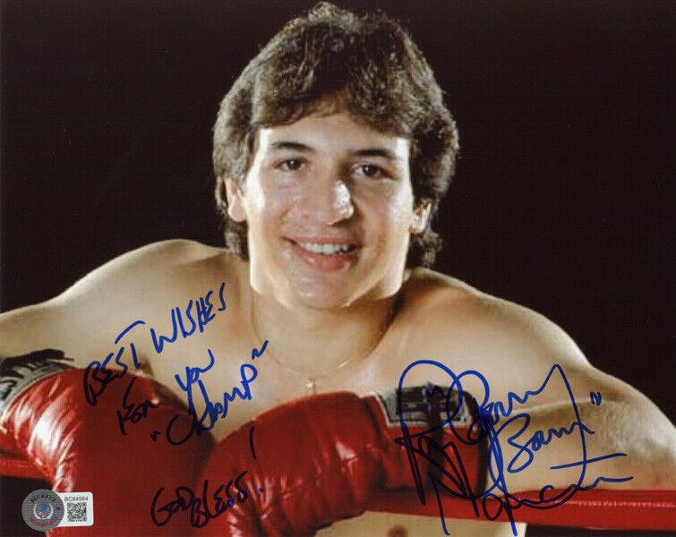 Ray Boom Boom Mancini - Autographed Inscribed Photograph