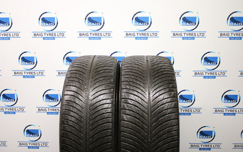 X2 PW 255/45R20 255 45 20 MICHELIN PILOT ALPIN 5 105V M+S XL TYRES *6MM (563AP) - Picture 4 of 14