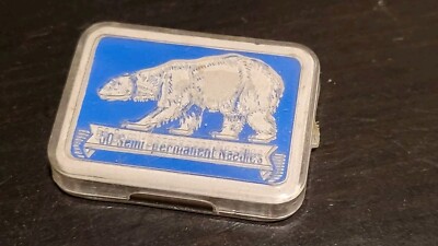 Eisbar Polar Bear Semi Permanent Needles Gramophone phonograph needle Box -Empty