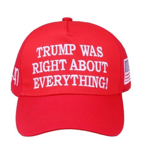 Sombrero Trump Was Right About Everything - Estilo bordado - Talla única (paquete de 3) - Imagen 7 de 7