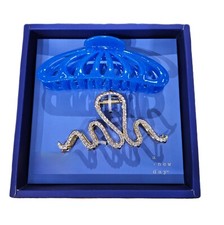 A New Day Women's 2 Piece Blue Hair Claw Clip Set