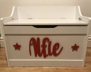 Kids Personalised Toy Box/ Storage Box/ Nursery Chest with soft close lid | eBay