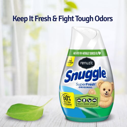 Renuzit Snuggle Gel Air Freshener SuperFresh Original 1 Count - Picture 3 of 9