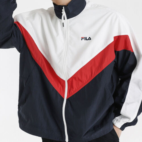 BTS Jungkook X Genuin FILA Heritage New Woven Windbreak Jackets+Free Tracking N. - Picture 1 of 12