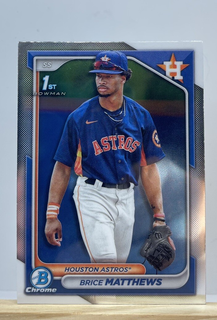 2024 Bowman 1st Chrome BRICE MATTHEWS #BCP-69 Houston Astros