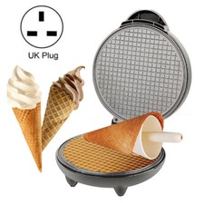 1200W Electric Ice Cream Cone Maker, Nonstick Waffle Cone & Bowl Stainless Steel