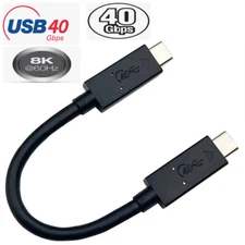 Genuine SanDisk USB C to C USB4 Cable 15cm 8K 60Hz 40Gbps for Samsung T7 T5 SSD
