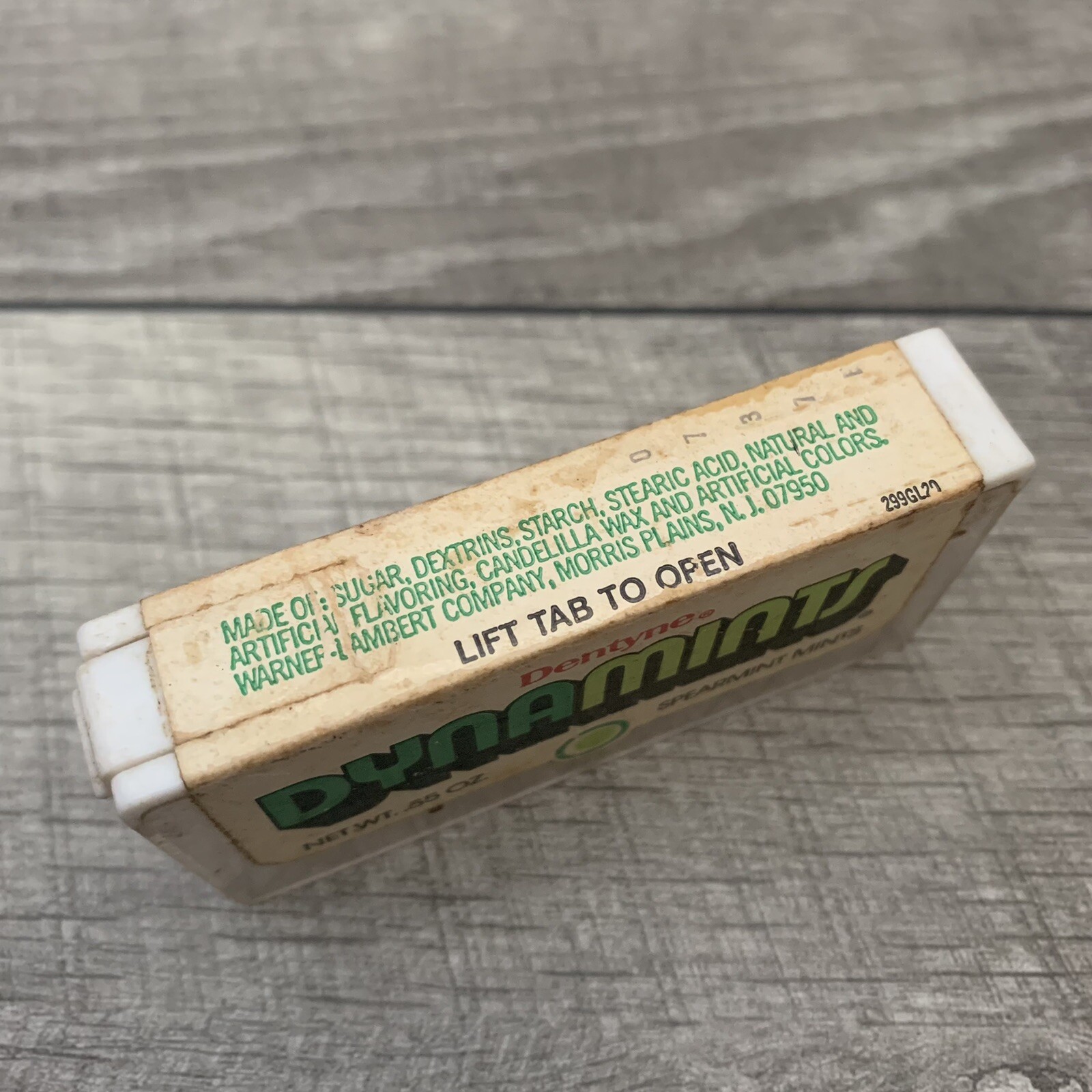 Vintage Dentyne DYNAMINTS Container Spearmint | eBay