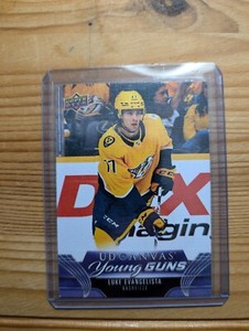 2023-24 Upper Deck Series 1 Young Guns Canvas Luke Evangelista #C108