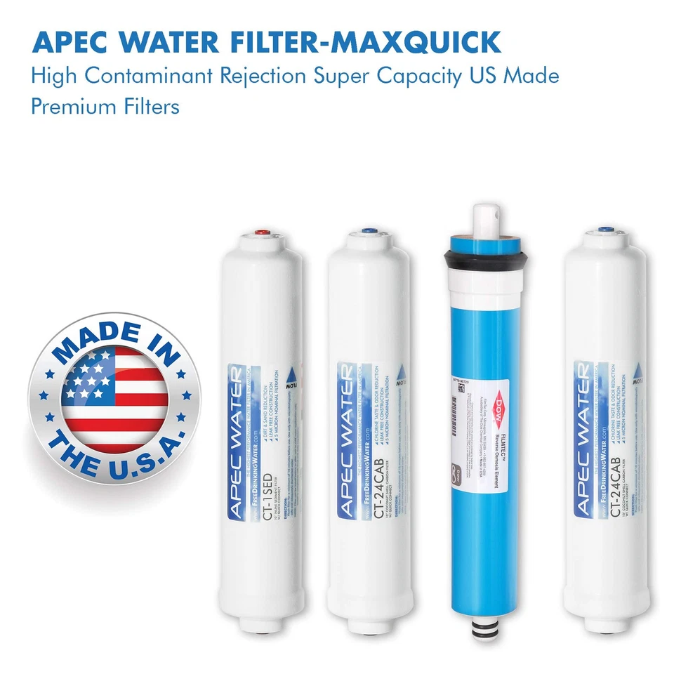 Systems FILTER-MAXQUICK US MADE 90 GPD Complete Replacement Filter Set for UL... - Image 2 of 4