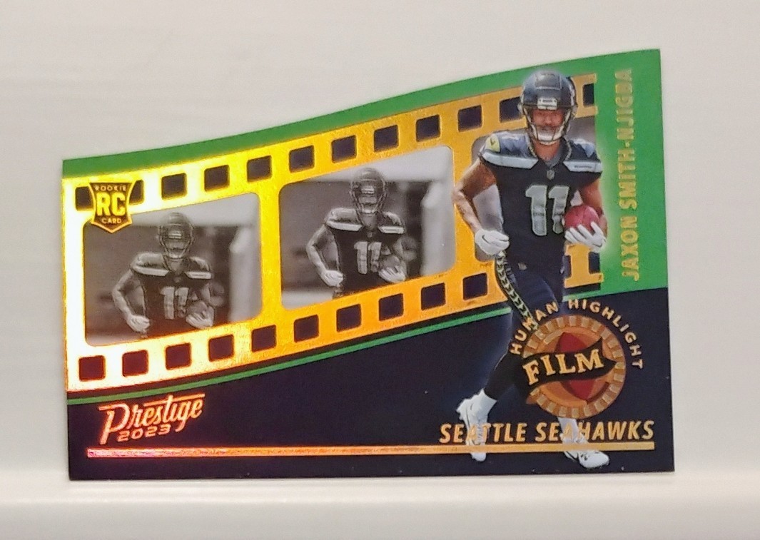 Jaxon Smith-Njigba Rookie Human Highlight Film Die-Cut - 2023 Panini Prestige