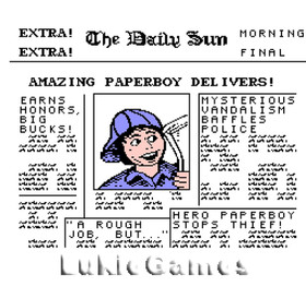 Paperboy - Paper Boy - Fun Classic NES Nintendo Game