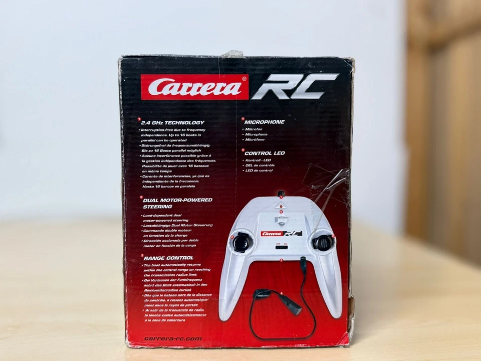 RC Polizeiboot Carrera Falshöft / READY TO RUN in OVP (210) - Bild 4 von 4