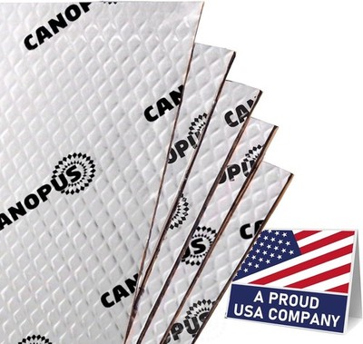CANOPUS Sound Deadening Mat for Cars, 50 mil 36 sqft, Pack of 18 Silver