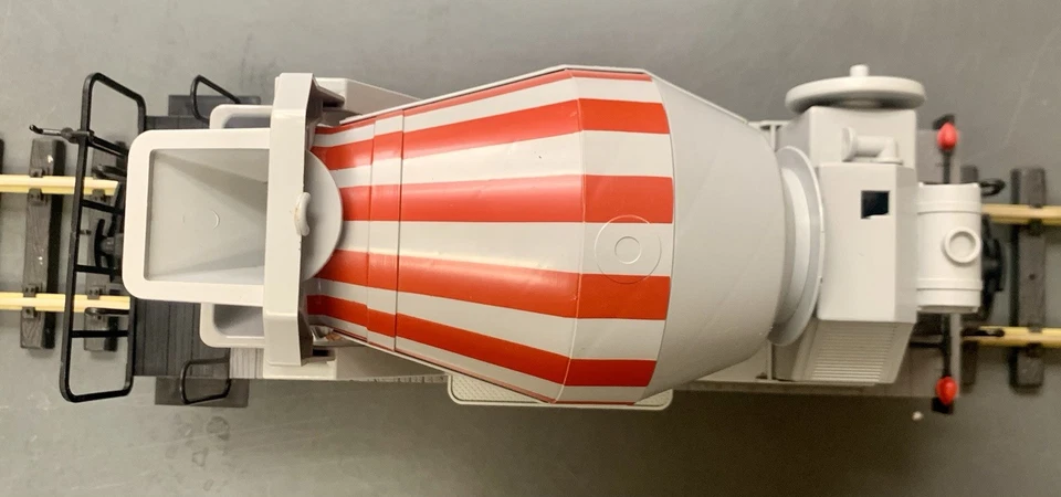 🚂 Vintage LGB 4055 G Gauge Beton Operating Cement Mixer Flatcar W. Germany C-6 - Image 4 of 4