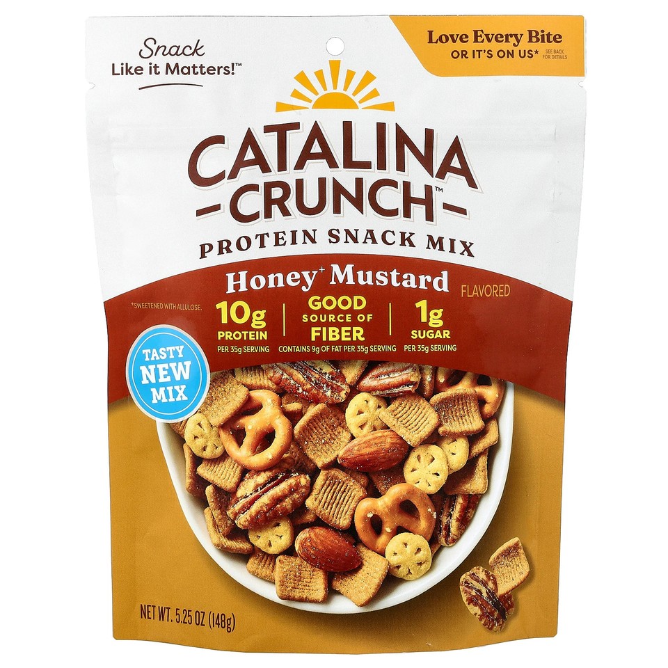 Protein Snack Mix, Honey Mustard, 5.25 oz (148 g)
