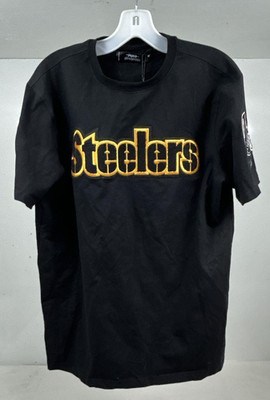 Pro Standard NFL Pittsburgh Steelers Men's Classic Chenille Tee M Black, NWT