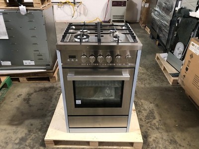 24 in. Gas Range, 4 Burners, Stainless Steel (OPEN BOX, COSMETIC IMPERFECTIONS)