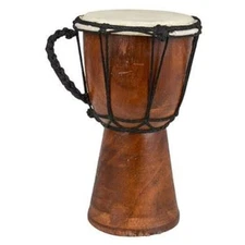 Drums Djembe Drum Djembe jembe is a Rope- goat skin Covered Goblet Drum 4x8