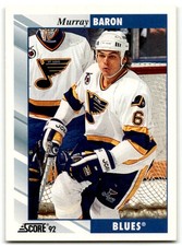 1992-93 Score Murray Baron St. Louis Blues #176