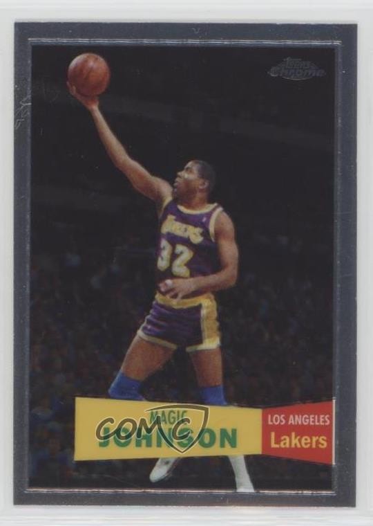 2007-08 Topps Chrome 1957-58 Variations Magic Johnson #106 HOF 08uq