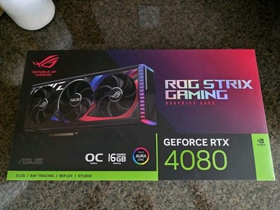 ASUS ROG STRIX GeForce RTX 4080 OC Edition 16GB GDDR6X - New In Box Sealed